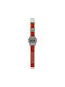 I AM Digital Watch Battery with Red Rubber Strap