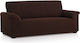 Aithrio Bali Elastic Cover for Three Seater Sofa C/3 Brown 1pcs BALI-KANAPES-C/3-Καφέ-Τριθέσιος