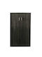 Wooden Shoe Organizer with 6 Shelves Gray 60x32x122cm