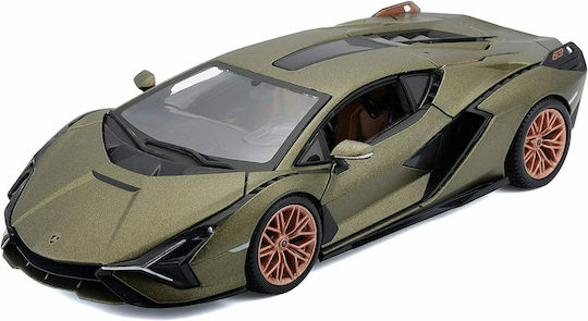 Bburago Αυτοκινητάκι Lamborghini Sian FKP 37 - Mat Green 1:24 για 3+ Ετών