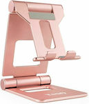 Tooq Slim Tabletständer Schreibtisch bis 10" in Rosa Farbe