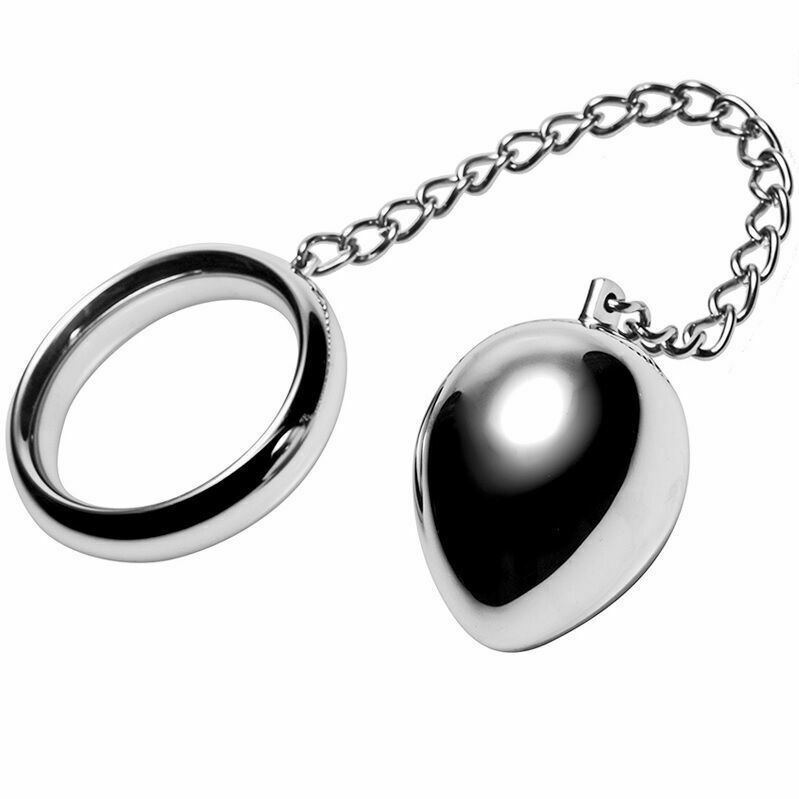 Metal Hard Cock Ring 40mm With Chain Bead Skroutz Gr