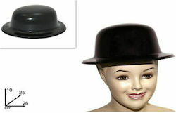 Black Plastic Carnival Hat