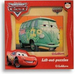 Lemnos Puzzle pentru Copii Cars pentru 2++ Ani 12buc Eichhorn