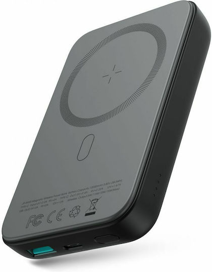 Joyroom JR-W020 MagSafe Power Bank 10000mAh 20W με Θύρα USB-A και Θύρα USB-C Power Delivery Μαύρο