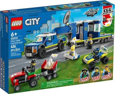 Lego City Police Mobile Command Truck for 6+ Years