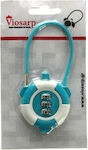 Viosarp Padlock with Cable Combination 1pcs