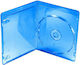 Amaray DVD кутия за 1 диск с прозрачно лице в цвят Син 1бр