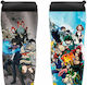 Abysse Heroes vs Villains Glas Thermosflasche M...