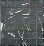 Karag Mosaico Gloria Πλακάκι Τοίχου Κουζίνας / Μπάνιου Κεραμικό Ματ 31.5x31.5cm Μαύρο