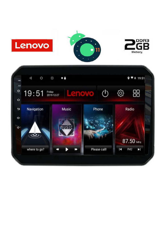 Lenovo Sistem Audio Auto pentru Suzuki Ignis Audi A7 2016 (Bluetooth/USB/AUX/WiFi/GPS/Apple-Carplay/Partitură) cu Ecran Tactil 9" DIQ_LVB_4676