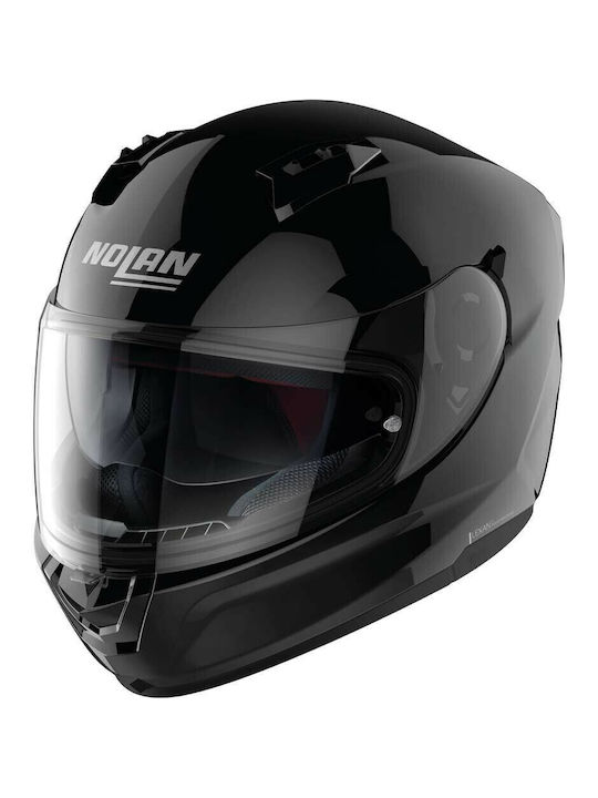 Nolan N60-6 Classic N-Com Glossy Black (3) Κράνος Μηχανής Full Face με Sunvisor