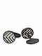Cerruti Cufflinks from Steel in Black Color