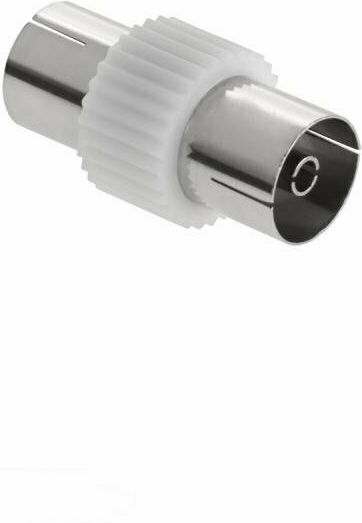 Μετατροπέας Coaxial female σε Coaxial female Λευκό 1τμχ DM-0462-L
