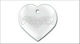 My Family Dog ID Heart Silver Metal 4x3cm