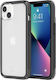 Incipio Slim Back Cover Σιλικόνης Διάφανο/Μαύρο (iPhone 13)