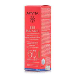 Apivita Bee Sun Safe Anti-spot & Anti-age Tinted Αντηλιακή Крем За лице SPF50 с цвят Golden 50мл