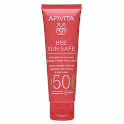Apivita Bee Sun Safe Anti-spot & Anti-age SPF50 Tinted 50ml Apivita Bee Sun Safe Anti-spot & Anti-age SPF50 Tinted 50ml