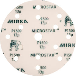 Mirka MicroStar Orbital Sander Sheet K2000 with 15 Holes 150x150mm