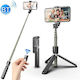 L03 Selfie Stick με Bluetooth Μαύρο