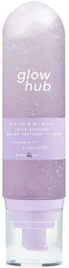 Glow Hub Purify & Brighten Face Cleansing Gel with Antioxidant & Against Imperfections Action 120ml