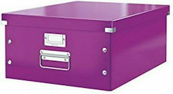 Leitz Aktenbox Click N' Store 48.2x20x36.9cm Lila