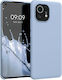 KWmobile Rubber Back Cover Silicon Albastru des...