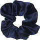 Scrunchie Σούρα Σατέν Scrunchie Navy Μπλε