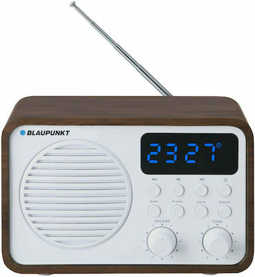 Blaupunkt PP7BT Tabletop Radio Rechargeable with Bluetooth and USB Brown