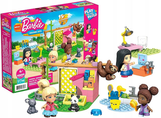 Mega Bloks Barbie Bauklötze Tierarztpraxis Für Tiere Für 4+ Jahre 97Stücke