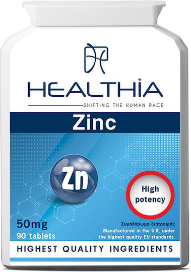 Healthia Zinc 50mg 90 x 1 tablets