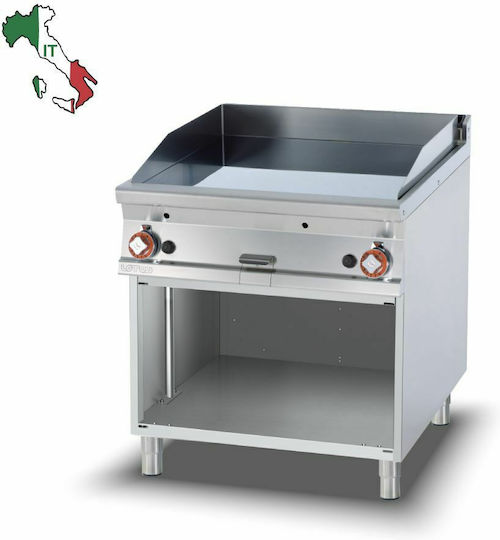 Lotus Kommerzielle Flachgrills LPG Chromplatte 80x90x90cm 18kW mit Wohnungs Grillplatte