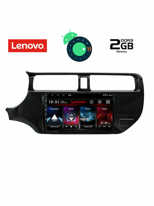 Lenovo LVB 4314 GPS Ηχοσύστημα Αυτοκινήτου για Kia Rio 2012-2015 (Bluetooth/USB/WiFi/GPS) με Οθόνη Αφής 10"