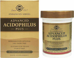 Solgar Enhanced Series Advanced Acidophilus Plus Προβιοτικά 60 φυτικές κάψουλες