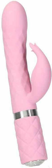 BMS Factory Pillow Talk Mini Δονητής Rabbit Lively Rotating Tarzan Vibrator 24cm Rose