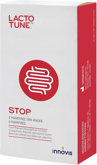 Lactotune Stop Συμπλήρωμα με Προβιοτικά (New Blister) 6 κάψουλες
