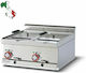 Lotus Electric Fryer Double 14.3kW Capacity 2x10lt 60x60x28cm F2/10T-66ET