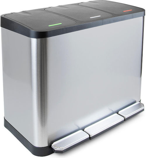 Emuca Inox Ασημί 27lt