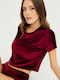 CottonHill Babydoll Burgundy