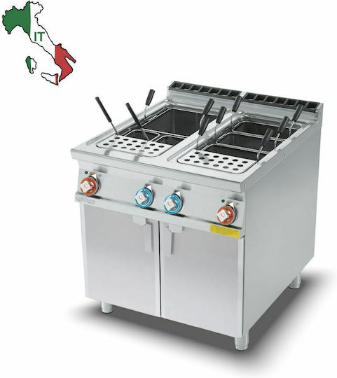 Lotus CP-98ET Boiler de gătit Electrică pentru paste cu capacitate 2x40lt și putere maximă 27kW 40x90x90cm