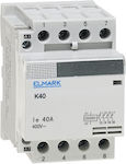 Elmark K40 Phase 2-Pole Power Relay 63A 230V 23426