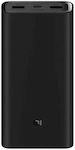 Xiaomi Mi Power Bank 20000mAh 50W με 2 Θύρες USB-A και Θύρα USB-C Μαύρο