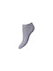 Walk Damen Einfarbige Socken Gray 1Pack