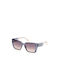 Guess Women's Sunglasses with Blue Plastic Frame and Brown Gradient Lens GU7818 92Β