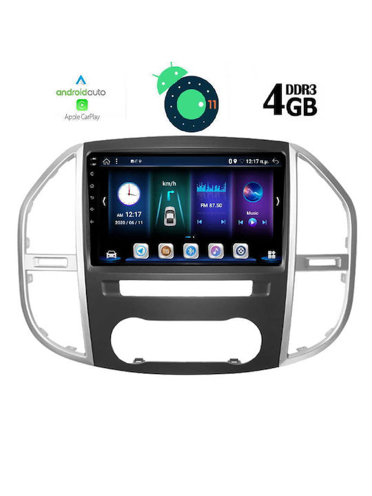 Lenovo Car-Audiosystem für Mercedes-Benz Vito / Viano / Sprinter 2015 (Bluetooth/USB/AUX/WiFi/GPS/Apple-Carplay) mit Touchscreen 10.1" DIQ_BXD_6429