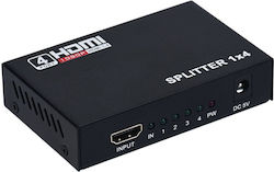 HDMI zu 4xHDMI mit Strom HDMI-Splitter