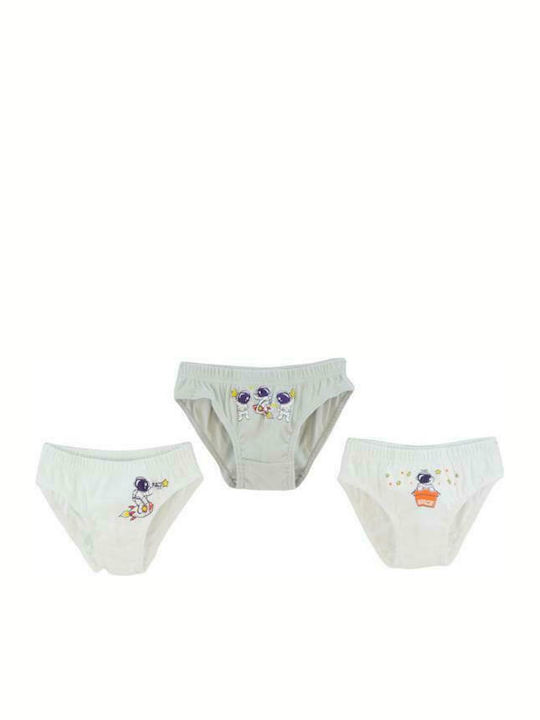 Amore Casa Kids' Set with Briefs White 3pcs
