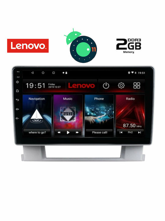 Lenovo LVB 4482_GPS Ηχοσύστημα Αυτοκινήτου για Opel Astra 2010-2016 (Bluetooth/USB/WiFi/GPS) με Οθόνη Αφής 9"