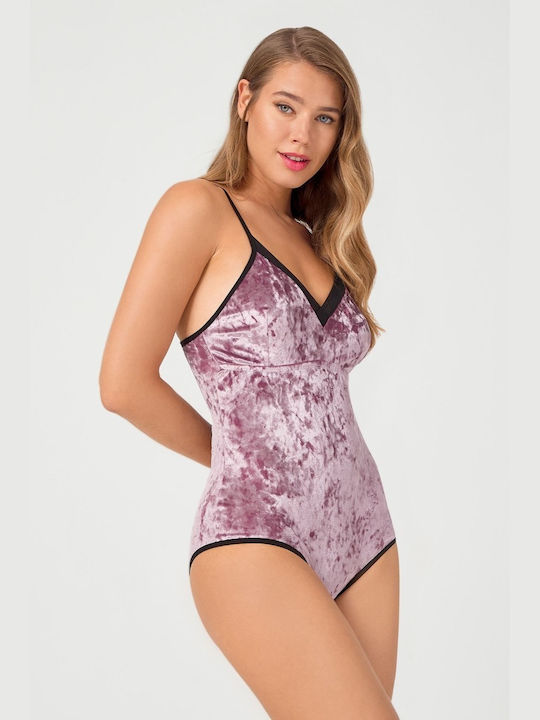 CottonHill Celine Bodysuit pentru femei Lila