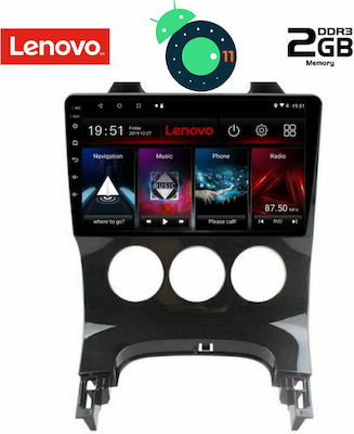 Lenovo Sistem Audio Auto pentru Peugeot 3008 Audi A7 2009-2016 cu A/C (Bluetooth/USB/AUX/WiFi/GPS/Apple-Carplay/Partitură) cu Ecran Tactil 9" DIQ_LVB_4515AC